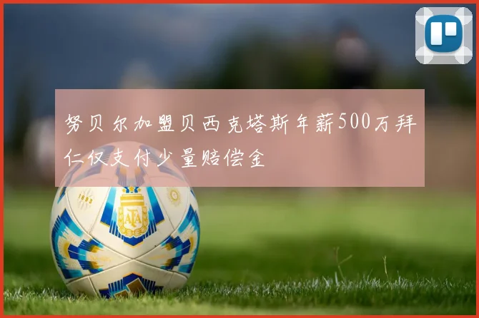 努贝尔加盟贝西克塔斯年薪500万拜仁仅支付少量赔偿金